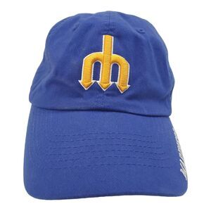 SEATTLE MARINERS Hat Cap Adult Blue Retro Strapback COOPERSTOWN MLB Baseball